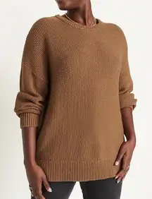 Gap Cotton Knit Sweater Size Small Women’s Brown Neutral Fall