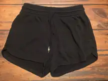 H&M Black Drawstring Shorts with Pockets, Size S