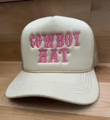 Cowboy Hat Trucker Embroidered SnapBack