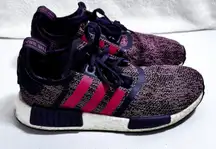 Adidas women  Running Shoe Sz 6 NMD R1 Legend Purple F34421 Comfy Light Weight