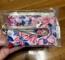 Lilly Pulitzer GWP Zip Top Wallet Resort White Party Like a Lobstar