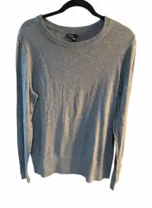 Halogen Gray Crew Neck Sweater