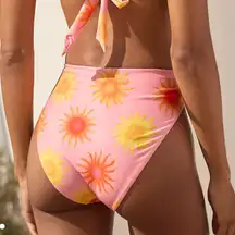 New Anthropologie Farm Rio Sun Swim Bikini Bottoms size XL