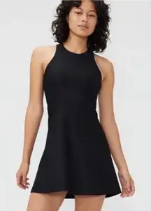 OUTDOOR VOICES Athena Dress in Black size XS‎ **HEMMED** Athletic Mini Dress