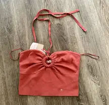 NWT Lottie Moss Halter Top