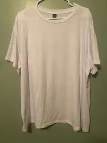 Shein Curve White City Driving Chasing Time Scoop Neck Short Sleeve 4X NWOT