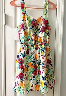 XS Floral Mini Dress