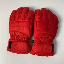 Obermeyer Hydroblock Women's Size M Red Winter Ski Gloves Outdoor Warm Insulated