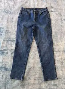 Bill Blass Stretch Straight Leg Jeans Size 8