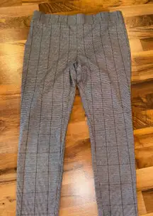 LOFT‎ Petites Plaid Career Pants Pull On Stretch Comfortable LP office holiday