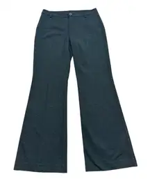 Cabi Pants Women Gray Promotion Trousers Ponte Knit‎ Flare Leg Mid Rise 12 LONG