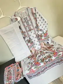 Pakistan designer 3 peace suit size 8