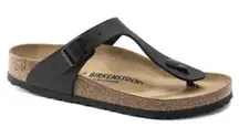 Birkenstocks Gizeh Birko-Flor black size 41 = women’s 10.5