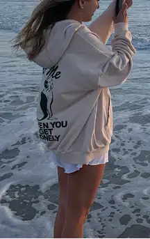 Lonely Ghost Hoodie Text Me When You Get Lonely