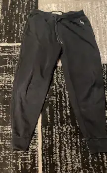 Abercrombie & Fitch black cuffed sweats