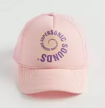 Coney Island Picnic Supersonic Sounds Pink Trucker Hat