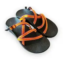 Chacos Chaco Wayfarer Strappy Slide In Sandals Orange Sunset Women’s Size 8 Summer Shoe