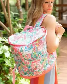 Jane Marie CANVAS COOLER BACKPACK NEW