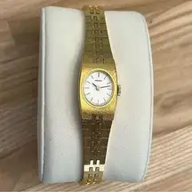 Seiko  Ladies Watch Vintage Mechanical Yellow Gold Plated Mid-Century Modern