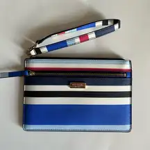 KATE SPADE NY TINIE LAUREL WAY WRISTLET in colorful stripes