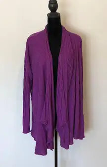 REI Women's Rich Purple Open Cardigan
