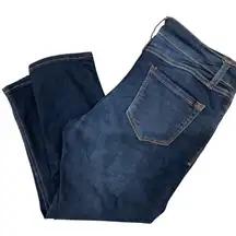No Boundaries Women's Dark Blue Skinny Jean Crops WORN ONCE