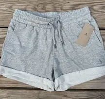 icyzone comfy grey women’s shorts with pockets