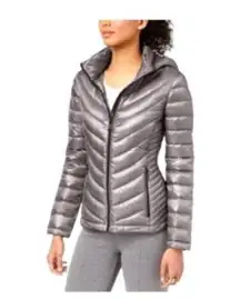 Calvin Klein Packable Premium Down Blend Puffer Coat Pewter Size XXL Outdoor