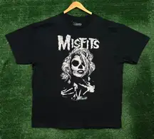 The Misfits Zombie Girl Punk Rock Band T-Shirt Size XXL