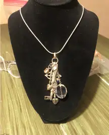 Lovisa Vintage Key Charm Locket Bundle Necklace Gold Tone