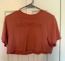 Lululemon All Yours Cropped Tee Graphic