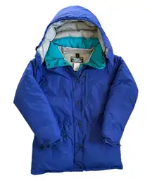 Vintage 80s LL Bean Down Feather Puffer Coat Size Medium