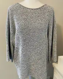 H&M Women's Basic Oversized Wide Sleeve Gray Sweater