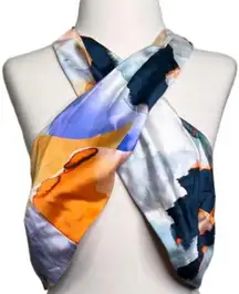 NWT River Island Women's Multicolor Halter Neck Crop Top Size US 10 B8.1