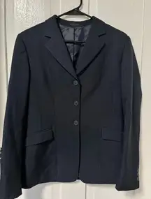 R.J. Classics Devon Washable Hunt Coat Navy Blue size 8 Regular