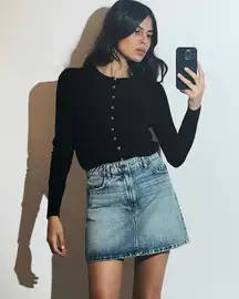 Buttoned Knit Cardigan