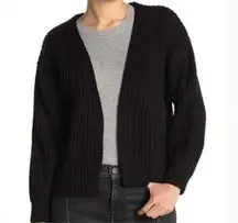 NWT Code X Mode Knit Black Cardigan Sweater Size Large