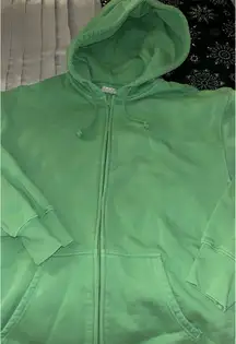 Aritzia TNA Cozy Boyfriend Zip Up Hoodie