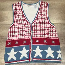 Vintage USA crazy horse vest ladies size‎ small