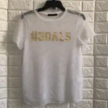 Raggs II Riches #goals goals mesh tee‎