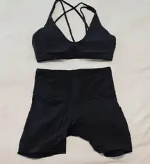 lululemon athletica Black Sports Set