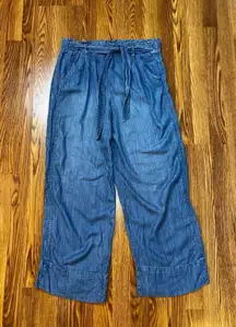 Adorable Knox Rose Wide Leg Chambray Pants!