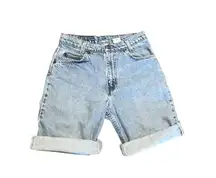 Vintage  550 Denim Jean Shorts Relaxed  baggy Student Fit Jorts size 26