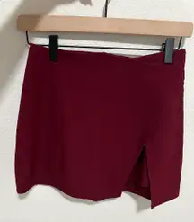 : Maroon Skirt