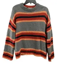 Urban Outfitters Women’s Small S|P Striped Boyfriend Pullover Sweater Oversized