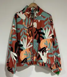 Woman’s G By Guiliani 2x Multicolor Full Zip Long Sleeve Light Weight Jacket