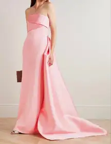 SOLACE London Imani Maxi Dress in Soft Pink