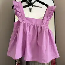 Pink Lily Sleeveless Babydoll Top