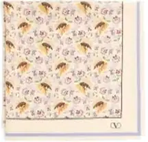 Valentino NWT Papier Floral Scarf in Silk