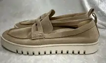 Vionic uptown loafers womens 7 suede slip on shoes